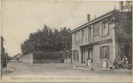 VENISSIEUX - RHONE- LE MOULIN A VENT - CHEMIN DE CHAMPAGNEUX - ANNEE 1915 - Vénissieux