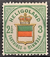 HELIGOLAND 1876 - MLH - Sc# 20 - 3pf - Heligoland (1867-1890)