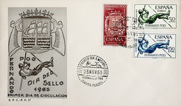 1965 Fernando Poo FDC Dia Del Sello - Fernando Poo