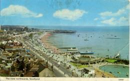 SOUTHEND  ESSEX  The View Northwards  Beach - Southend, Westcliff & Leigh