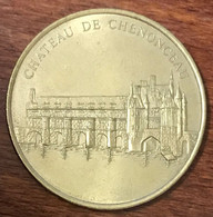 37 CHÂTEAU DE CHENONCEAU MDP 1998 MEDAILLE SOUVENIR MONNAIE DE PARIS JETON TOURISTIQUE MEDALS COINS TOKENS - Non-datés