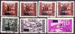 SLOVENIA - TRIESTE - ZONE B - PORTO Sa. 1/7AIII - Used - 1946 - Portomarken