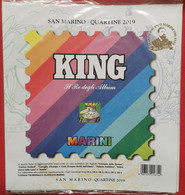 FOGLI KING SAN MARINO 2019 QUARTINE - Non Classés