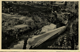 Nederland, GIETHOORN, De Timmerman Op Weg (1930s) Ansichtkaart - Giethoorn