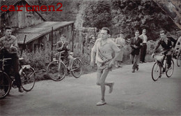 CARTE PHOTO : COURSE A PIED " PARIS - STRASBOURG " MARATHON SPORT SPORTIF A IDENTIFIER VELO FOOTING - Athlétisme