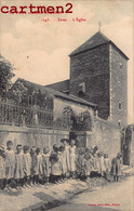 RARE CPA : LESSY L'EGLISE ANIMEE ENFANTS LE PAYS MESSIN ENVIRONS DE METZ 57 MOSELLE - Metz Campagne