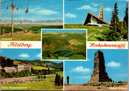 4823 - Deutschland - Feldberg , Hochschwarzwald , Seilbahn , Hotel Feldbergerhof , Bismarcksäule - Gelaufen 1974 - Feldberg