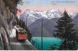 BRUNNEN → Brunnen-Morschachbahn, Colorierter Lichtdruck Ca.1905 - Morschach