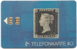 Germany - Briefmarken 1 - Schwarze Queen Viktoria - E 01-08.91 - 12DM/40Units, 30.000ex, Mint - E-Reeksen : Uitgave - D. Postreclame