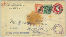 91371 - USA - POSTAL HISTORY - Private Print STATIONERY COVER Returned To Sender - Andere & Zonder Classificatie