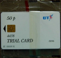 United Kingdom - BT Trial, Rose Trial, 50p, 1.000ex, 9/96, Mint In Blister - BT Dienst Und Test