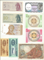 LOT BILLETS  FRANCE / CHINE/KIRGHIZISTAN/CROATIE/INDONESIE/EGYPTE. - Vrac - Billets