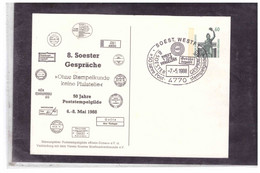 TEM13184 -   SOEST  7.5.1988  /  50.JAHRE POSTSTEMPELGILDE - Privé Postkaarten - Gebruikt