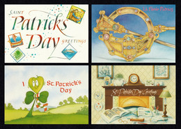 IRELAND 1992 St Patrick's Day: Set Of 4 Pre-Paid Postcards MINT/UNUSED - Postal Stationery