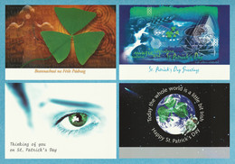 IRELAND 2001 St Patrick's Day: Set Of 4 Pre-Paid Postcards MINT/UNUSED - Entiers Postaux