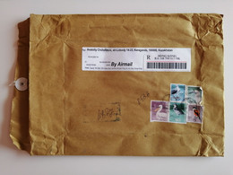 HONG KONG.COVER WITH STAMPS  ..PAST MAIL ..REGISTERED..PAR AVION - Covers & Documents