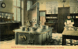 Issy Les Moulineaux * La Maison De Convalescence * 4 Rue Minard * La Cuisine * Cpa Toilée Colorisée - Issy Les Moulineaux