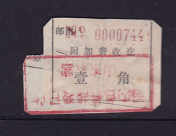 CHINA CHINE CINA  SHANDONG DONGYIN 257000 ADDED CHARGE LABEL (ACL)  0.10 YUAN - Other & Unclassified