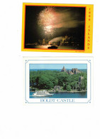 6 Different THOUSAND ISLANDS, Ontario,  Canada,  All 4X6 Chrome. Castles & Ivy Lea Bridge - Thousand Islands