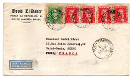 Brésil--1961--Lettre De RIO DE JANEIRO Pour St DENIS (France)....timbres ......cachet...David El Daher - Brieven En Documenten