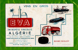 Buvard :  Vins En Gros EVA Entrepots Vinicole ALGERIE - Liquor & Beer