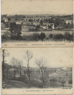 FRANCHEVILLE   - 2 CARTES- VIADUC DE L'YZERON - CHACHENOISE - VIADUC DES HENIERES- 19 - Andere & Zonder Classificatie