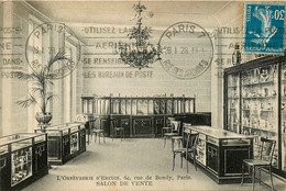 Paris * 7ème * Orfèvrerie ERCUIS * 64 Rue De Bondy * Le Salon De Vente * Commerce Magasin - Paris (07)