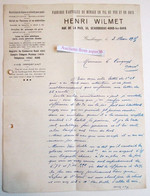 Fabrique D'articles De Ménage En Fil De Fer & En Bois, Henri Wilmet, Rue De La Paix, Gentbrugge Gent 1938 - 1900 – 1949