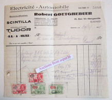 Electricité-Automobile, Robert Goetghebuer, Rue Ste-Marguerite, Gent 1934 - 1900 – 1949