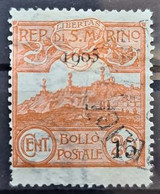 SAN MARINO 1905 - Canceled - Sc# 77 - Used Stamps