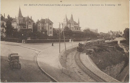 CARTE  ROYAN - PONTAILLAC -COTE D'ARGENT- LES CHALETS - L'ARRIVEE DU TRAMWAY - - Royan