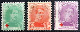 BELGIQUE                       N° 129/131                        NEUF* - 1914-1915 Red Cross