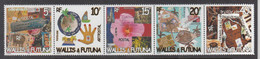 2003 Wallis & Futuna Art Postal Complete Strip Of 5 MNH - Unused Stamps