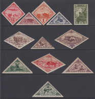 1934-1936. POSTA TOUVA. Selection 12 Stamps With Country Motives. Hinged. () - JF413770 - Tuva