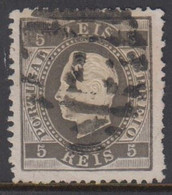 1871. Luis I. 5 REIS Perforated 12½. (Michel 34xB) - JF413793 - Oblitérés