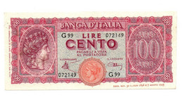 Italia - 100 Lire 1944 - Turrita     ---- - 100 Liras