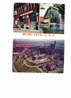 9 Different NASHVILLE, Tennessee, USA, 9 4X6  Chrome - Nashville