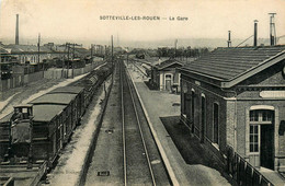 Sotteville Les Rouen * La Gare * Train Wagons * Ligne Chemin De Fer De Seine Maritime - Sotteville Les Rouen