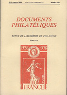 Revue De L'Académie De Philatélie - Documents Philatéliques N° 101 - Avec Sommaire - Philately And Postal History