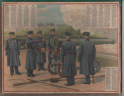 Almanach Postes Et Télégraphes 1907 Les INVALIDES Avec Un Canon - Grand Format : 1901-20