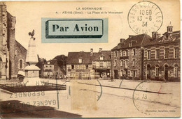 -61-ORNE - ATHIS - La Place Et Le Monument - Athis De L'Orne