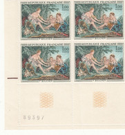 FRANCE  No 1652  Bloc De 4 NH Coin De Feuille - Sonstige & Ohne Zuordnung