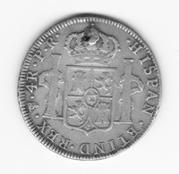 4 Réales Bolivie 1780 PR  Bel état Mais Percée - Bolivië