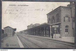 Carte Postale 59. Feignies  La Gare Intérieure Trés Beau Plan - Feignies