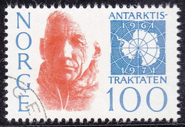 NORWAY 1971 "The Antarctic Treaty 10 Years" Mi# 629 - NK# 676 Cancelled - Other & Unclassified
