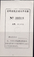 CHINA CHINE SICHUAN NANBU 637300 ADDED CHARGE LABEL (ACL) 0.40  YUAN - Other & Unclassified