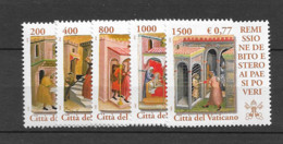 2001 MNH Vaticano Mi 1381-85 Postfris** - Unused Stamps