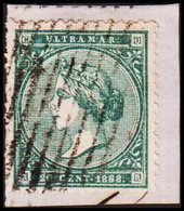 1868. SPANISH WESTINDIES. Isabella II 20 C. 1868 Interesting Cancel. (Michel 28) - JF413878 - Otros & Sin Clasificación