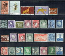 IRELAND Mixture Of 28 Used Stamps - Collezioni & Lotti