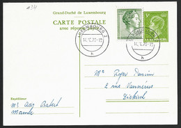 Carte Correspondance - Korrespondenzkarte - Entier Postal - Stationery - No. 134 Carte-double Obl. - Officials